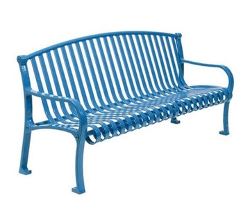 5 ft. Contour Bench with Arched Back and Arms