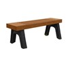 6 Ft. Recycled Plastic Bench Without Back - Elite Style - Portable 6 Ft. Recycled Plastic Bench Without Back - Elite Style - Portable