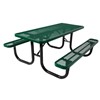 8 ft. Thermoplastic Steel Picnic Table - Perforated Style