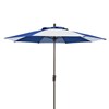 9 Ft. Market Umbrella - Two Piece Powder Coated Pole - Marine Grade Fabric - Alternating Colors