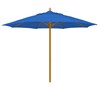 9 Ft. Octagonal Market Umbrella -Bridgewater Style - FiberTeak Pole - Marine Grade Fabric