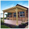 Natural Wood Pergola - Unstained