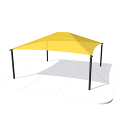 	Square Hip End Shade Structure