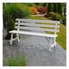 Wooden Tradition Bench - White