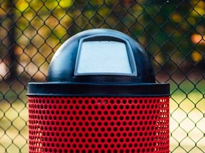 Different Commercial Trash Receptacles Lids and their Uses