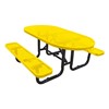 6 Ft. Oval Picnic Table - Thermoplastic Coated Steel
