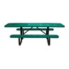 ADA Wheelchair Accessible Picnic Table - Plastic Coated Steel