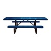 ADA Wheelchair Accessible Picnic Table - Plastic Coated Steel