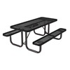Rectangular 8 foot Thermoplastic Steel Picnic Table - Ultra Leisure Style