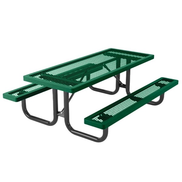 6 ft. Children's Rectangular Thermoplastic Steel Picnic Table - Regal Style