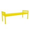 Biscayne Powder Coated Steel Bench without Back