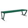 Zion 6 Ft. Powder Coated Steel Bench without Back