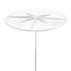 7 1/2 Ft. Fiberglass Umbrella - 1 1/2 Inch Galvanized Pole