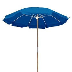 	7.5 Ft. Octagonal Beach Umbrella - Two Piece Solid Wood Pole - Marine Grade Fabric