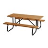 6 Ft Rectangular Recycled Plastic Picnic Table - Portable