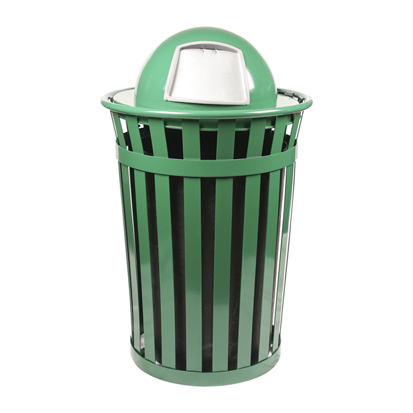 Trash Can with Dome Top