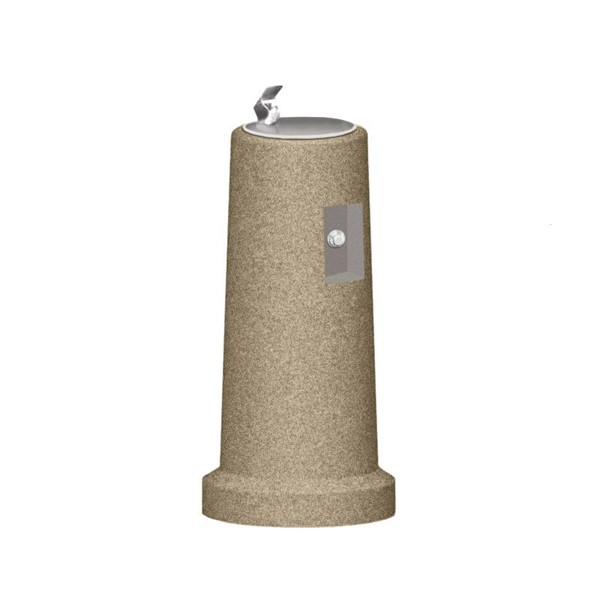 Concrete Cylinder Drinking Fountain	