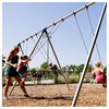 Picture of Galvanized Steel Tripod Belt Swing Set - Two Seats Included