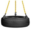 Picture of Powder Coated Steel Arch Tire Swing Single Bay - Ages 5 to 12 Years