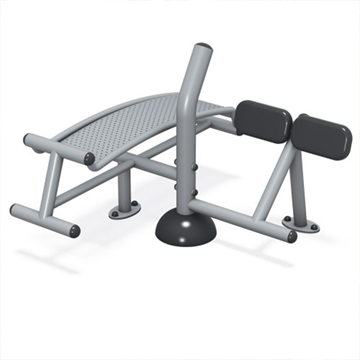 Sit-Up/Back Extension Outdoor Gym Equipment