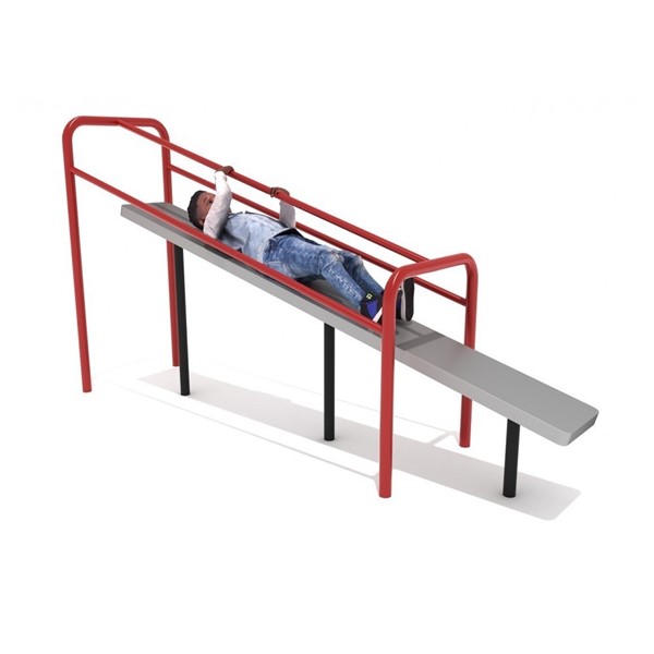 Tilted Pull Up Bench