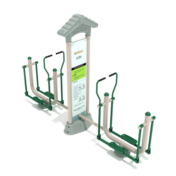 Royal Double Station Country Skier Outdoor Fitness Equipment