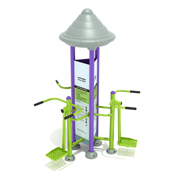Royal Triple Station Pendulum Swing Outdoor Fitness Equipment