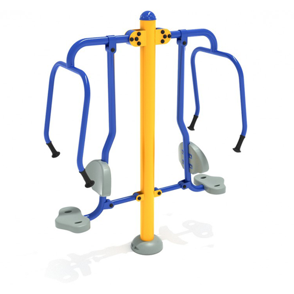 Double Station Chest Press Outdoor Gym Equipment	