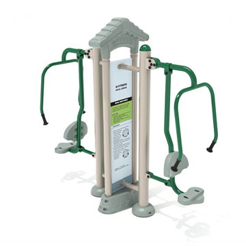 Royal Double Station Chest Press Outdoor Exercise Equipment