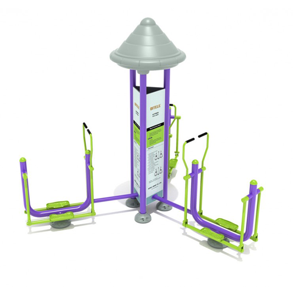 Royal Triple Station Country Skier Outdoor Exercise Equipment