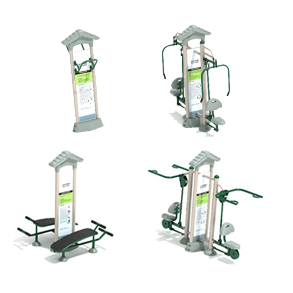 Once A Beginner Outdoor Fitness Stations
