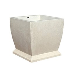 Concrete Planter With Flared Base