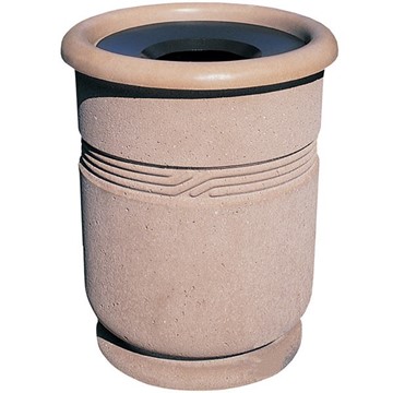 Classical Vase Concrete Trash Can