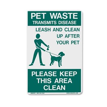 Dogipot Accessories - Reflective On Leash Pet Sign	