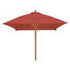 7.5 Ft. Square Market Umbrella -Bridgewater Style - FiberTeak Pole - Marine Grade Fabric	