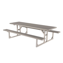 Rectangular All-Aluminum Picnic Table 