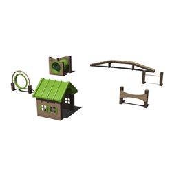 RECF0016XX - Master Companion Package Dog Park Obstacle Course