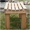 4 Ft Cedar Courtyard Wooden Bench