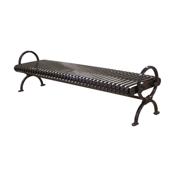 High Point Park Bench Backless With Arms
