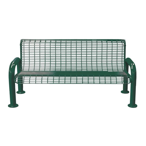 6 Ft. Welded Wire Bench With Back 