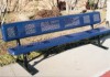Picture of 6 ft. Bench with Back - Thermoplastic Coated Steel - Perforated - Portable