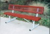 Bench With Back - Expanded Metal - Regal Style