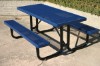 Rectangular 6 ft. Thermoplastic Steel Picnic Table - Ultra Leisure Style	