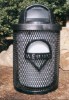 Custom Logo Trash Receptacle - 32 Gallon - Dome Top