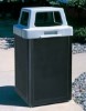 24 Gallon Trash Receptacle - 4-Way Open Top - Portable