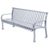 5 ft. Contour Bench with Back and Arms