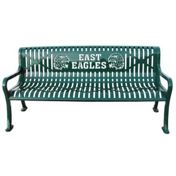 5 Ft. Custom Rolled Formed Diamond Contour Bench