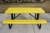 8 ft. Thermoplastic Steel Picnic Table - Perforated Style	
