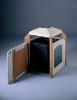 60 Gallon Trash Can - Recycled Plastic With Liner - Portable
