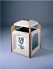 Jumbo 60 Gallon Recycled Plastic Trash Can With Ashtray - Portable